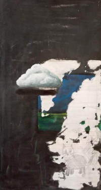 Agha Jandan, 8 x 16 Inch, Acrylic on Canvas, Modern Art Painting, AC-AGJD-010
